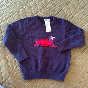 Jacardi Paris boys football dog navy blue sweater 4 104cm